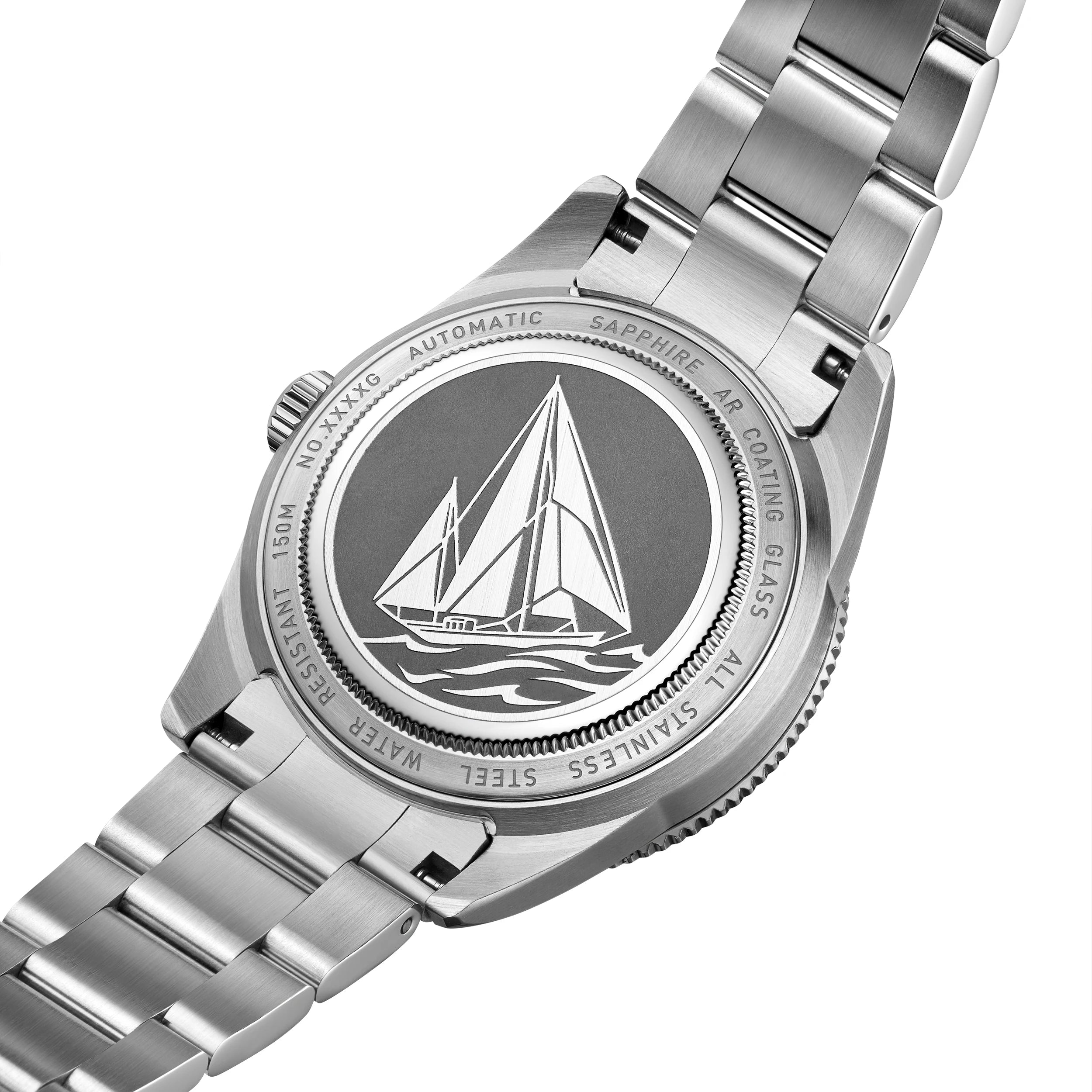 WISHDOIT New Watch Men's Automatic Super Luminous Bezel Mechanical Watch Japan NH35 150 Waterproof Diving Production