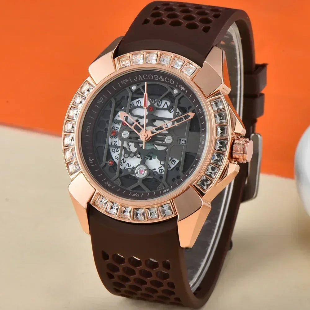 Very Super Jacob & Co Original Brand Watches For Mens Special Dial Multifunction WristWatch Business High Quality AAA Clocks