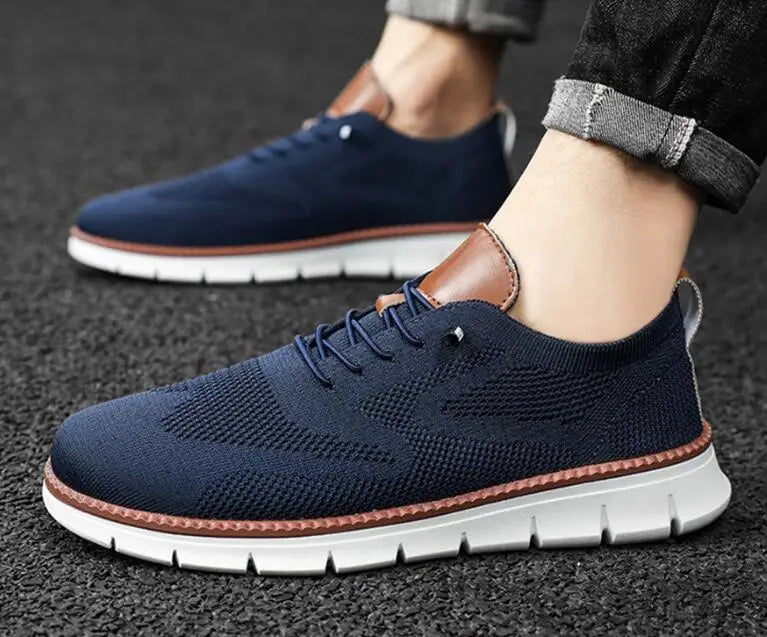2025 New Men Casual Sports Shoes Anti Slip Wear-Resistant Breathable Cushioning Color Versatile Casual Sports Shoes