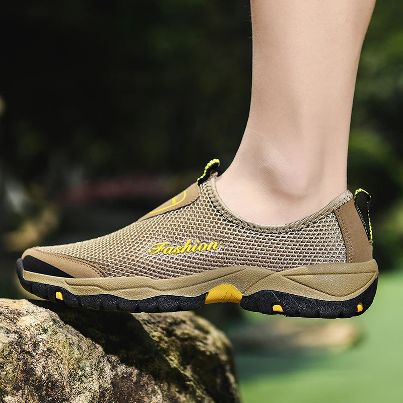Men's Summer Sports Shoes Anti-skid and Wear-resistant Soles New Discount Shoes for Outdoor Hiking Casual and Breathable Shoes