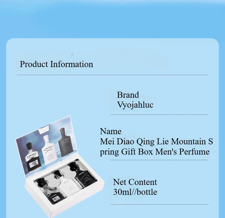 Eau de Toilette Gift Pack for Men Long-Lasting