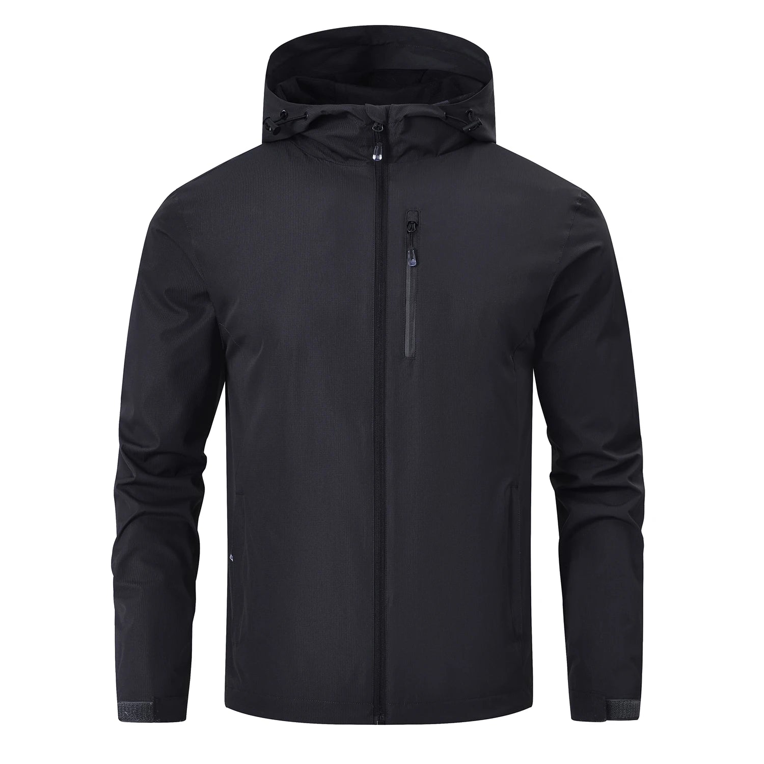 Summer Men's Raincoat, Waterproof Lightweight Breathable Jacket for Camping Hiking Cycling Fishing with Inner Pocket