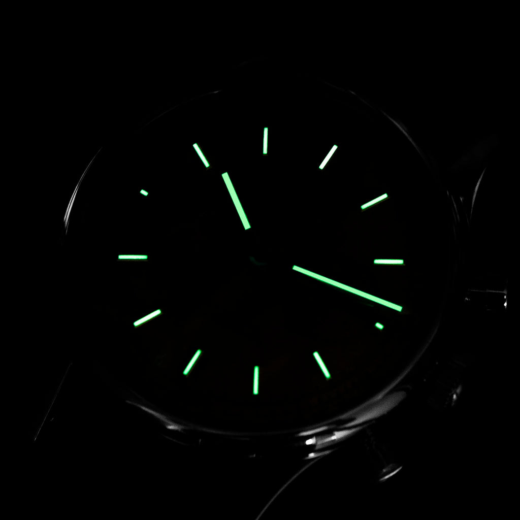 Sugess 1963 Pilot Mens Watch Chronograph Sapphire Crysta Mechanical Wristwatches Tianjin ST1901 Movement  Waterpoorf Green 40mm