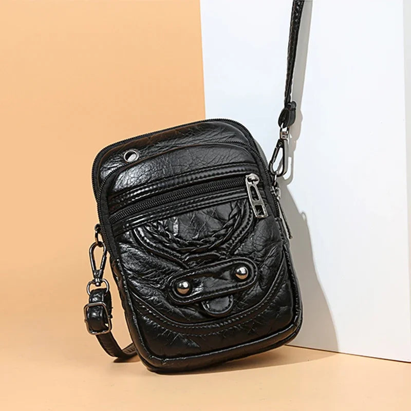Leather Small Shoulder Bag For Women