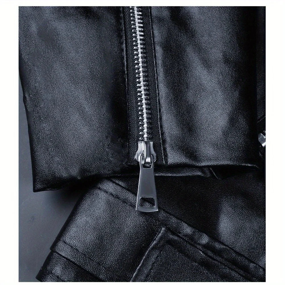 2025 Men's Medieval - Style Retro Punk Biker Jacket Gothic Victorian Suit Coat