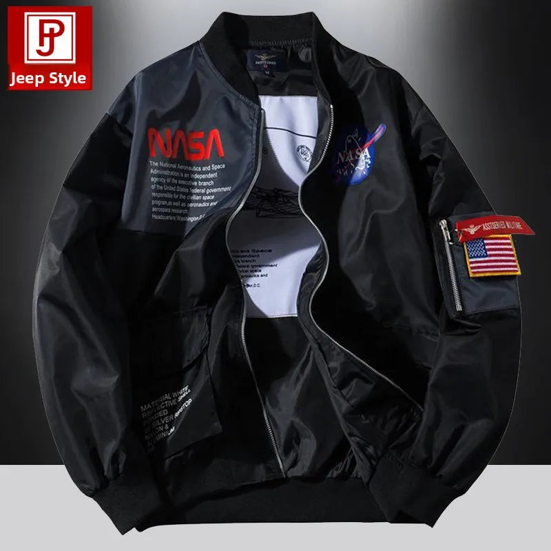 plus Size Men's Casual Baseball Jaet Autumn Winter New Sle Loose Fit Pilot Coat Youth ulari Windproof Outerwear