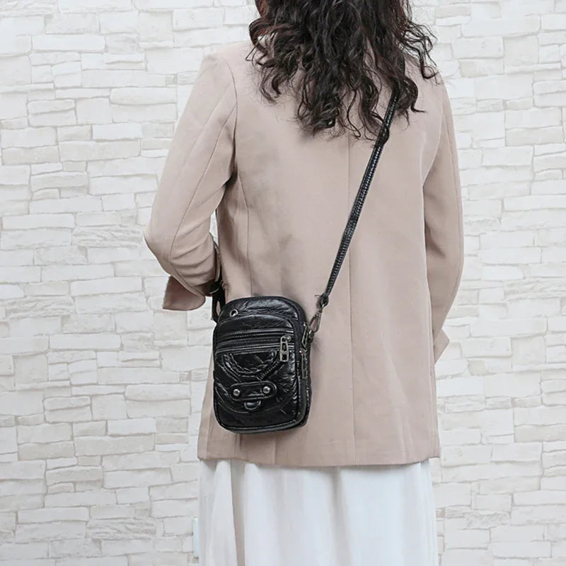 Leather Small Shoulder Bag For Women