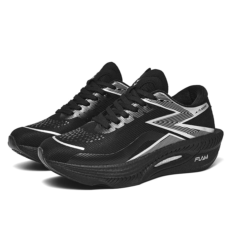 Men's Sports Shoes Sneakers Carbon Plate Running Shoes Male Marathon Racing Shock-absorbing Athletics Training Shoes for Women