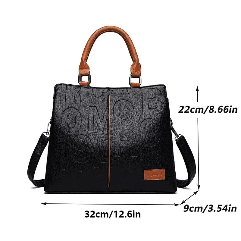 PU Leather Casual Shoulder Crossbody Bags for Women