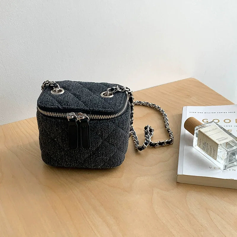 Mini Denim Crossbody Bags for Women