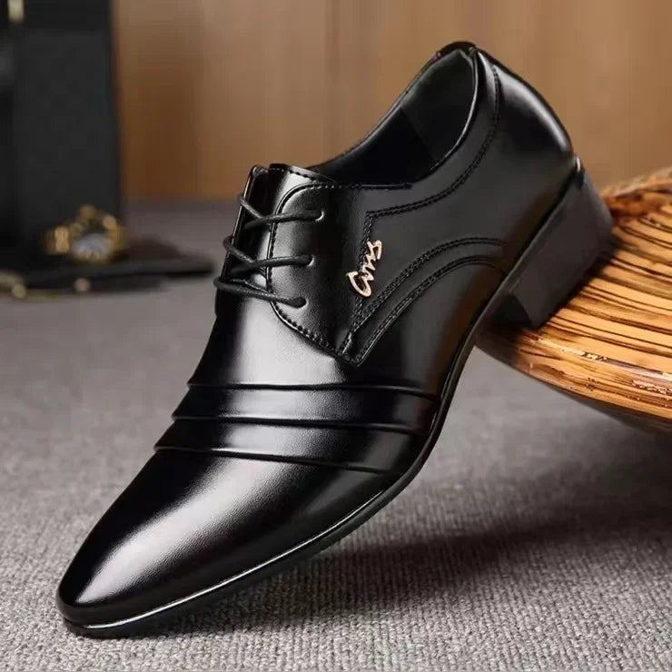 Business Dress Men Shoes Luxury Mens Dress Shoes Patent Leather Oxford Shoes for Men Oxfords Footwear High Quality Leather