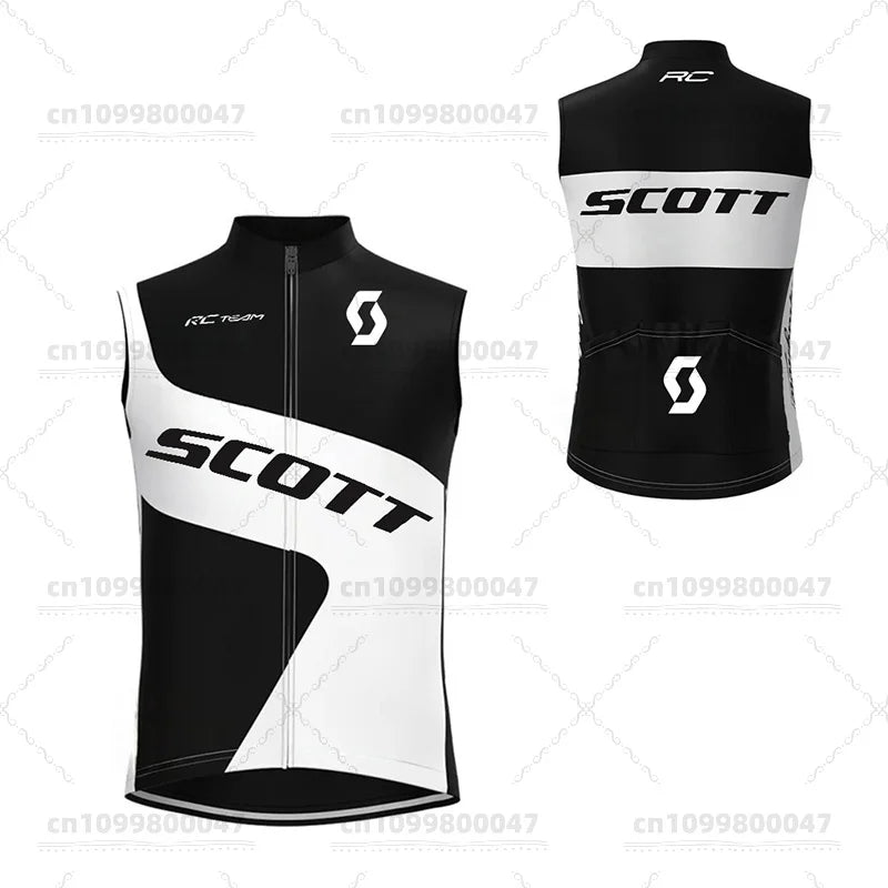Men's Bike Vest Lightweight Windproof Sleeveless Cycling Suit Bike Soft Breathable Quick Dry MTB Bike Vest