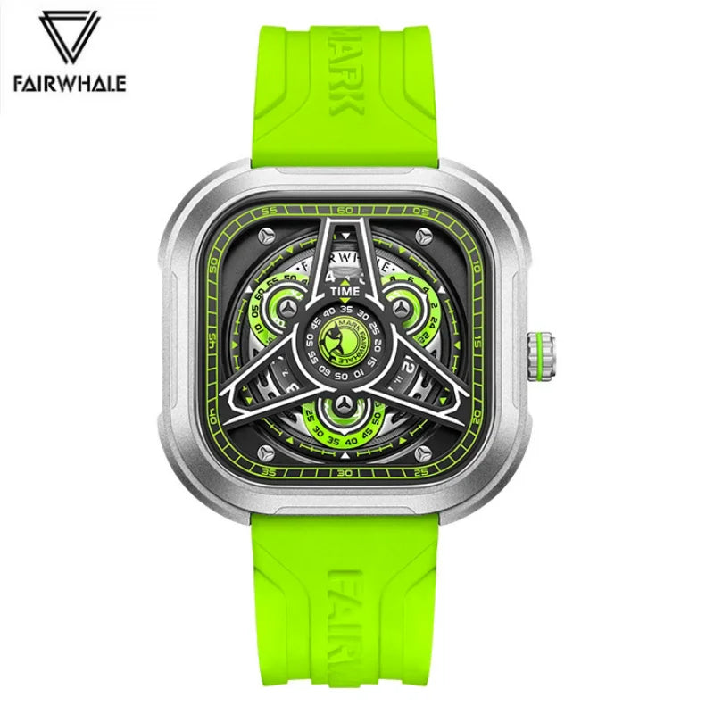 Mark Fairwhale 5740 Fashion Brand Creative Men's Watches Square Casual Waterproof Outdoor Sports Top Quartz Watch For Men