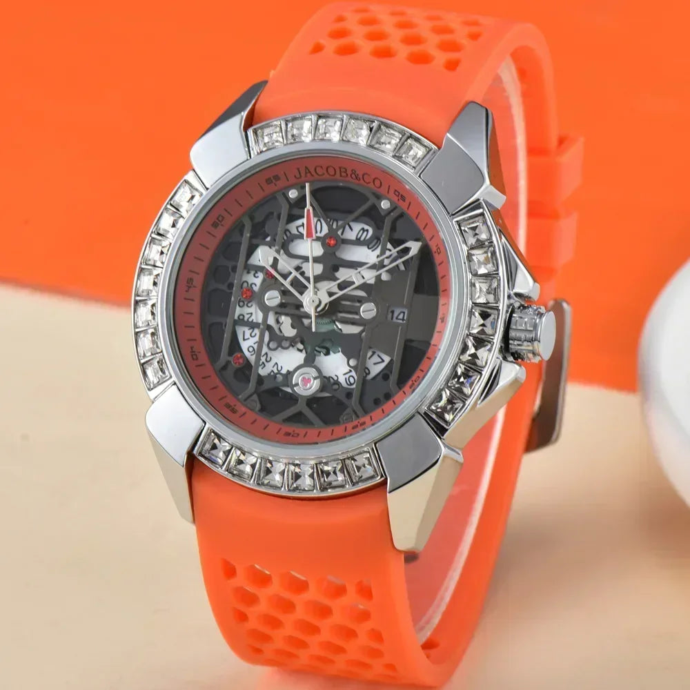 Very Super Jacob & Co Original Brand Watches For Mens Special Dial Multifunction WristWatch Business High Quality AAA Clocks