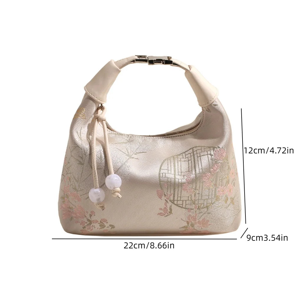 4 Colors Embroidered Chinese Style Handbag