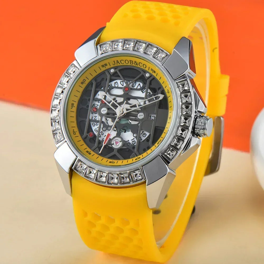 Very Super Jacob & Co Original Brand Watches For Mens Special Dial Multifunction WristWatch Business High Quality AAA Clocks
