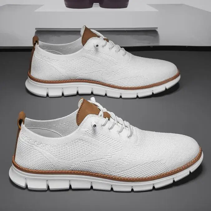 2025 New Men Casual Sports Shoes Anti Slip Wear-Resistant Breathable Cushioning Color Versatile Casual Sports Shoes