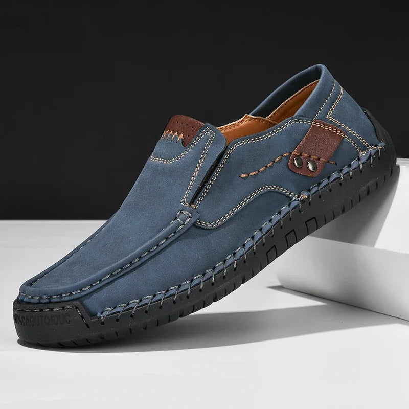 Men Shoes Casual Comfortable Men Slip On Leather Loafers Men
