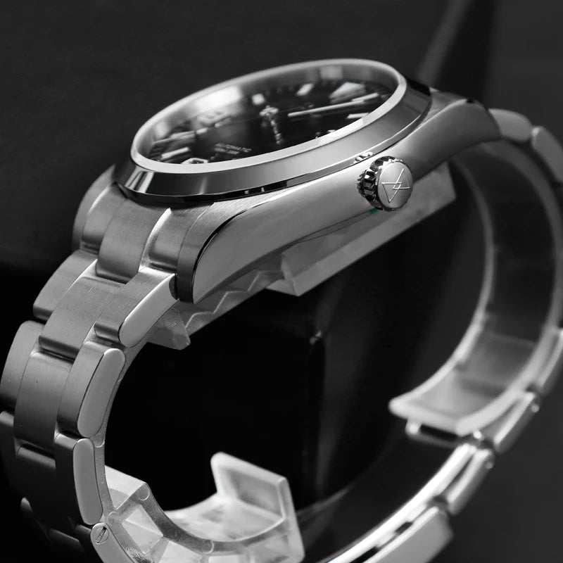 Cronos EX Diver Mechanical Men Watch 39mm Automatic PT5000 Sapphire Glass Bushed Bracelet Glide Clasp 10ATM  L6031