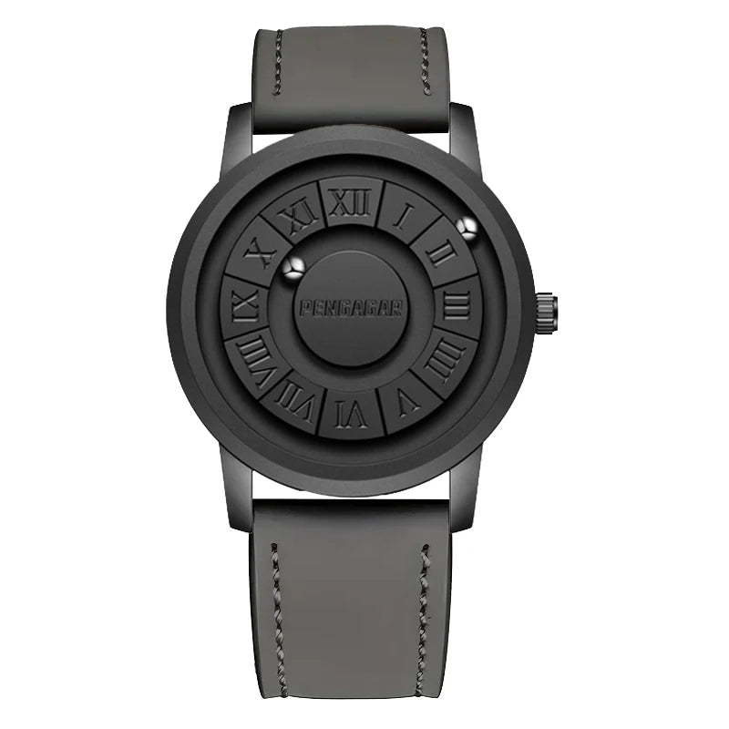 2025 Luxury Watch Men Creative Scrolling Pointer Magnetic Force Sport Watches Men Quartz Chronograph Man Clock Relogio Masculino