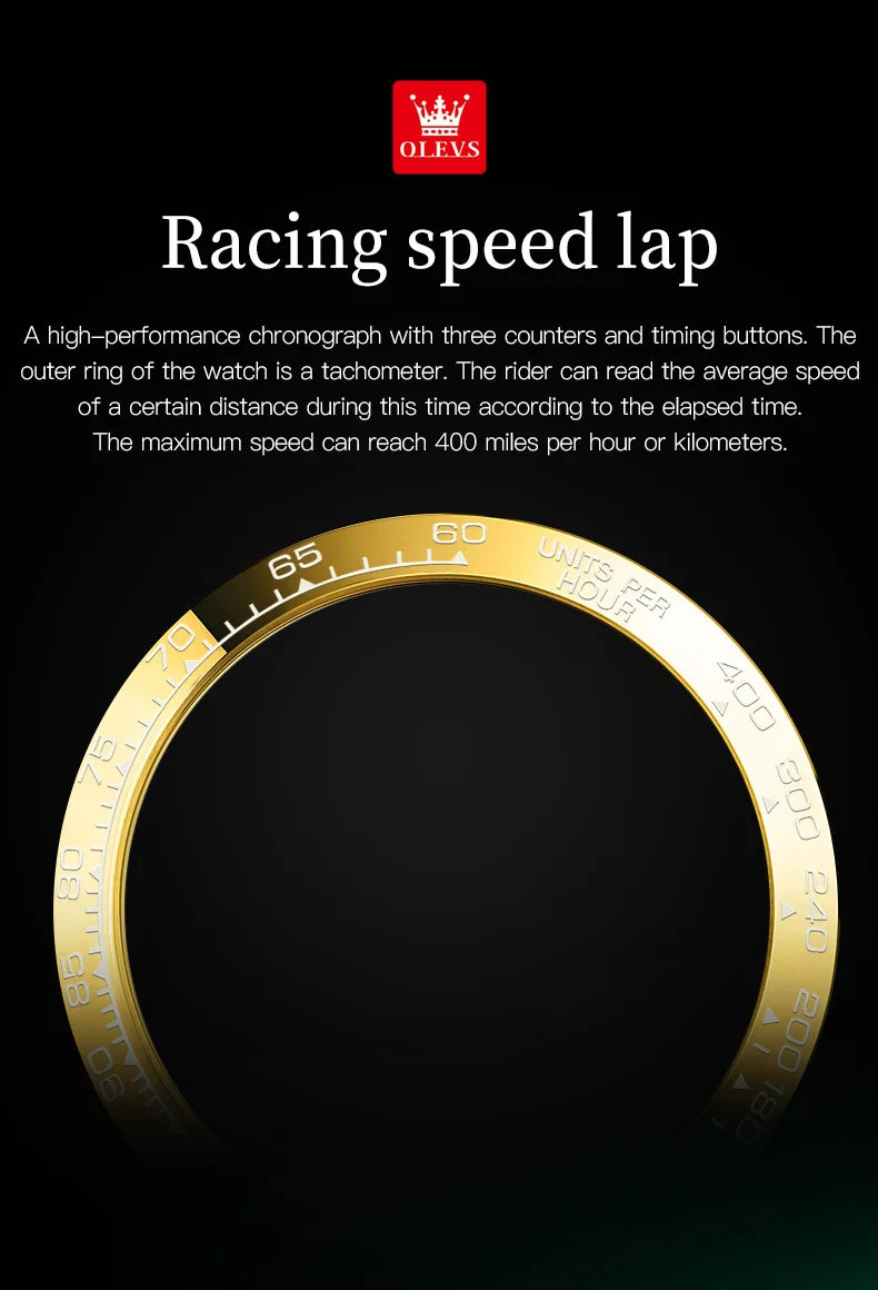 OLEVS 6638 Men Watch Brand Mechanical Movement Automatic Watch Men Luxury Waterproof Calendar Timing Code Original Men Watch