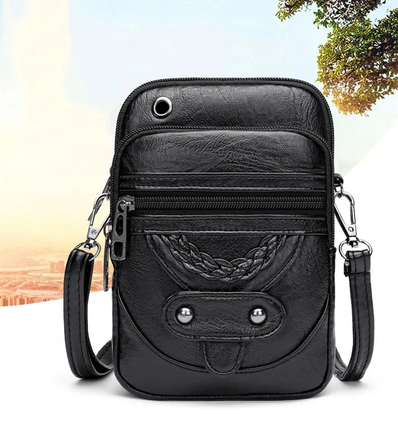 Leather Small Shoulder Bag For Women