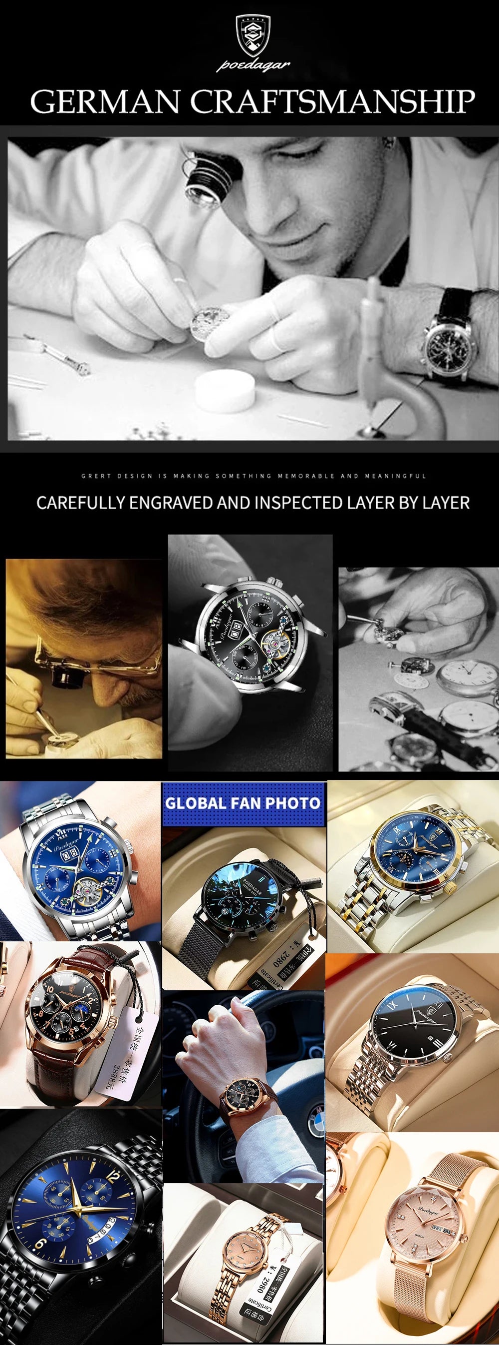 2025 Luxury Watch Men Creative Scrolling Pointer Magnetic Force Sport Watches Men Quartz Chronograph Man Clock Relogio Masculino
