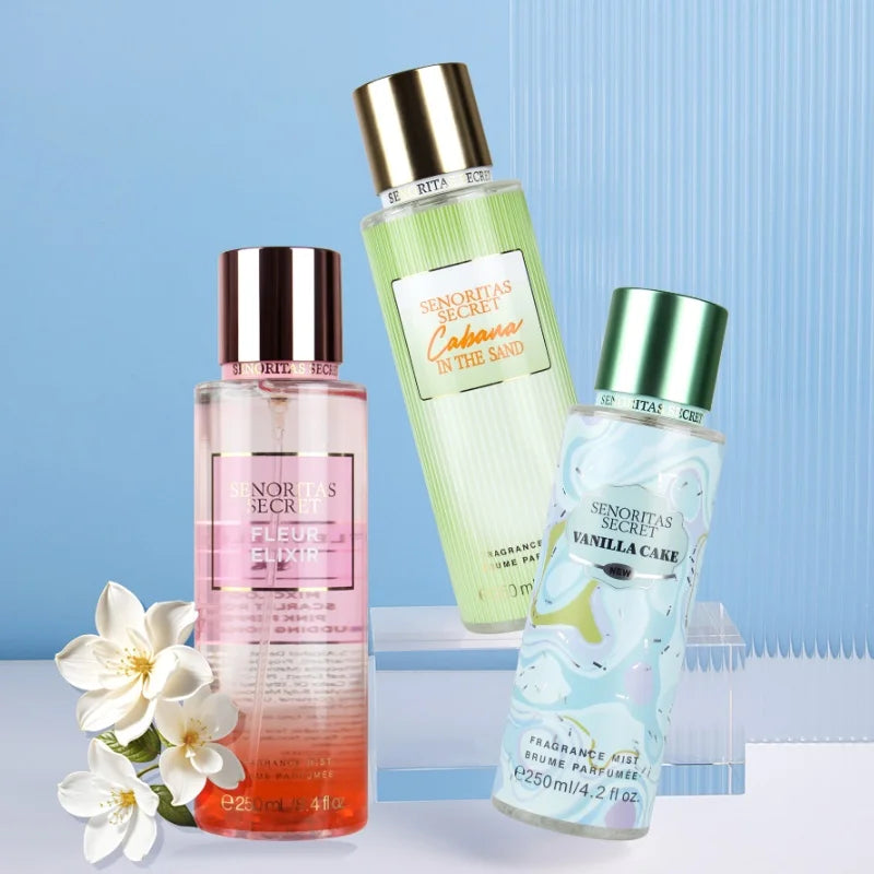 Body Spray Flower Fruit Lasting Perfume 250ml