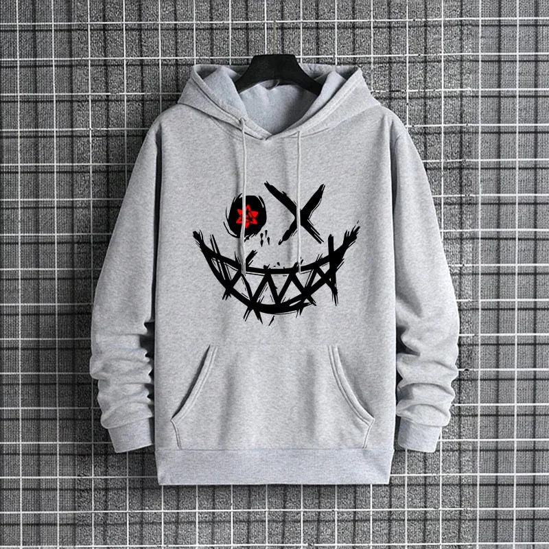 2025 Coolest Mens Hoodie Urban Streetwear Fashion Hip Hop Hooded Sweatshirt Autumn Winter Male Trendy Casual Hoody Men's Clothes