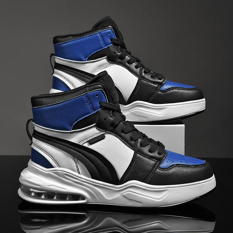 2024 New Hot Selling Men's Sports Shoes Side Shoes Men's Shoes High Top Fashion Shoes Air Cushion Shoes Men's Shoes Trainer Men