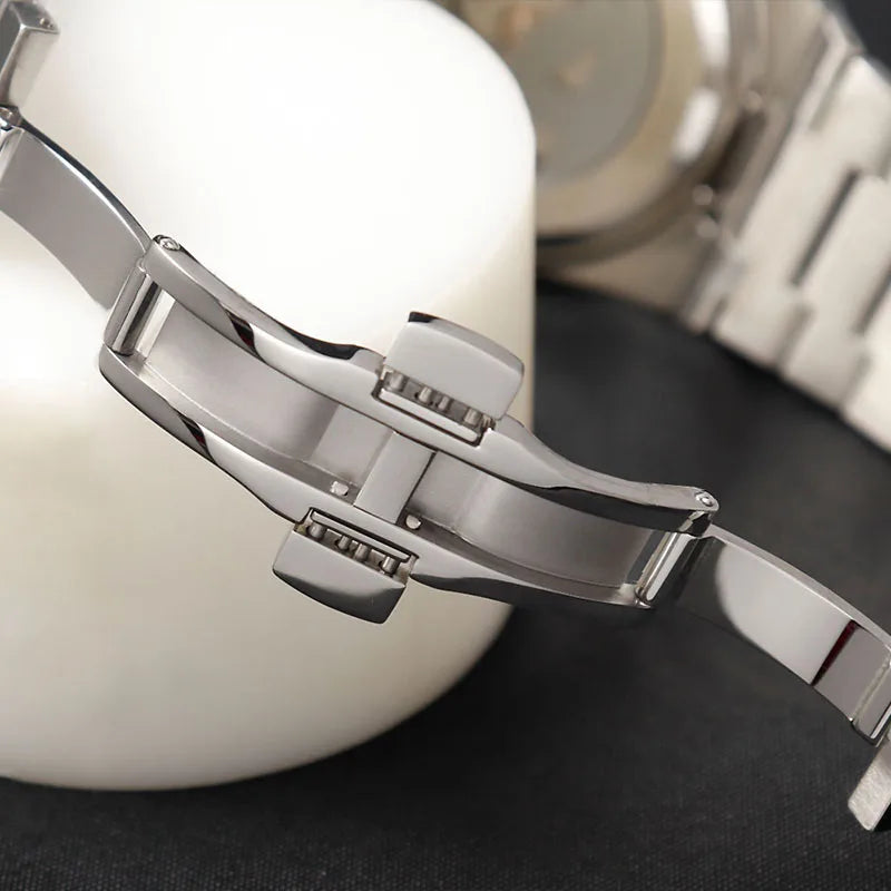 SH Stainless Steel Automatic Diver Men Watch PT5000 SW200 Full Brushed Bracelet See-Through Back 10ATM Waterproof PRX Watch