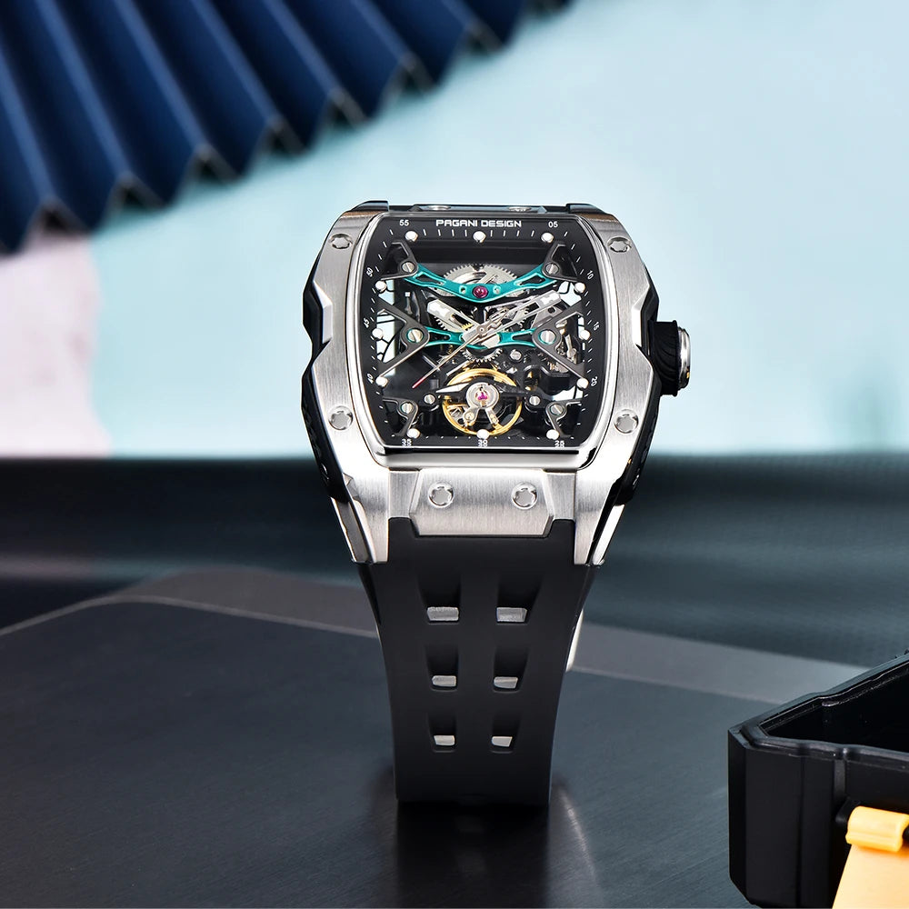 2024 Pagani Design new men's watch 50 meter waterproof stainless steel case luminous dial fashionable men's mechanical watch