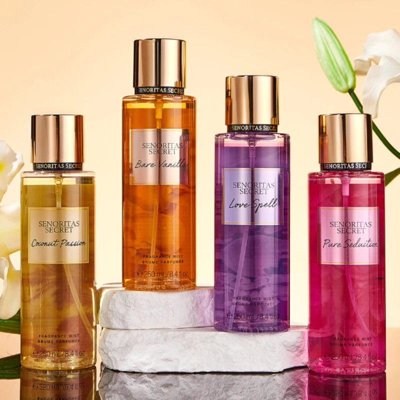 Body Spray Flower Fruit Lasting Perfume 250ml