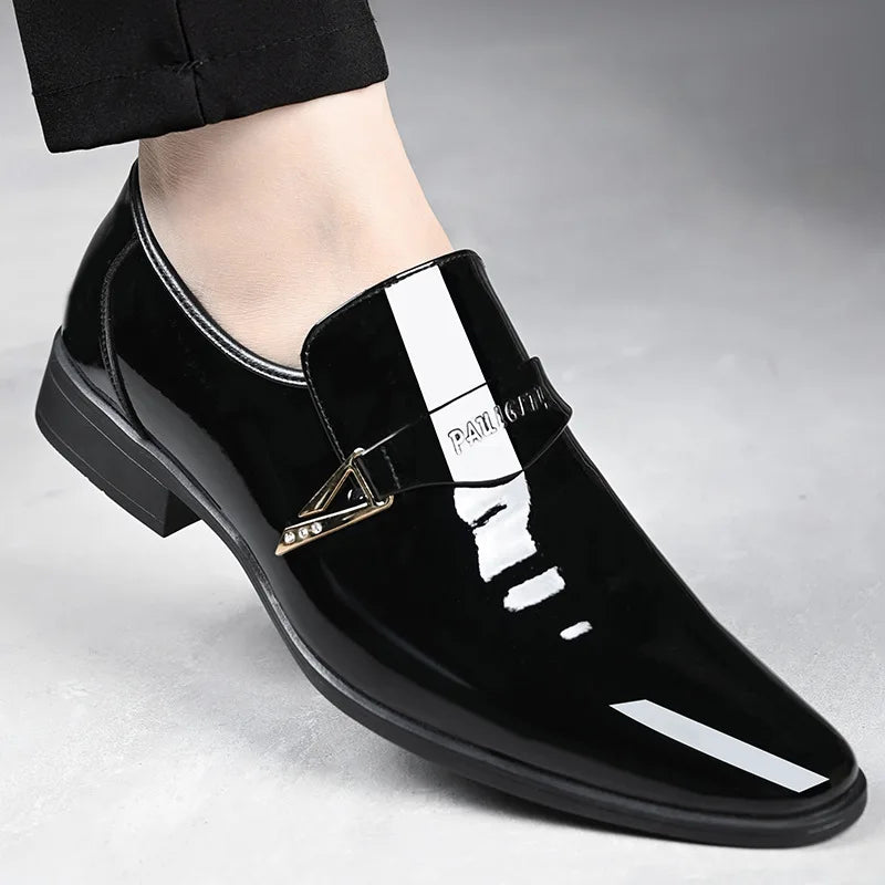 White Leather Shoes for Men