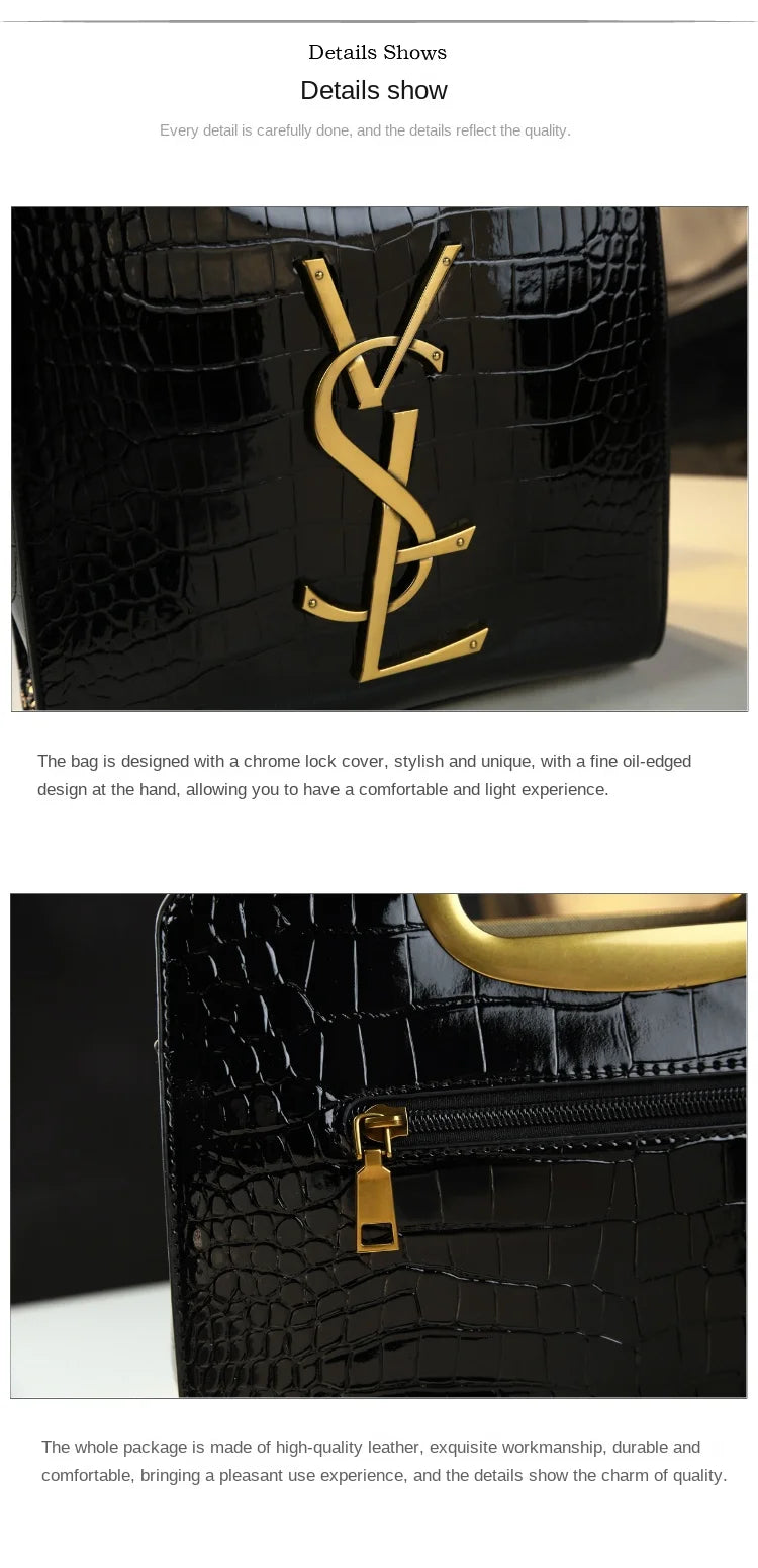 High-grade light luxury handbag