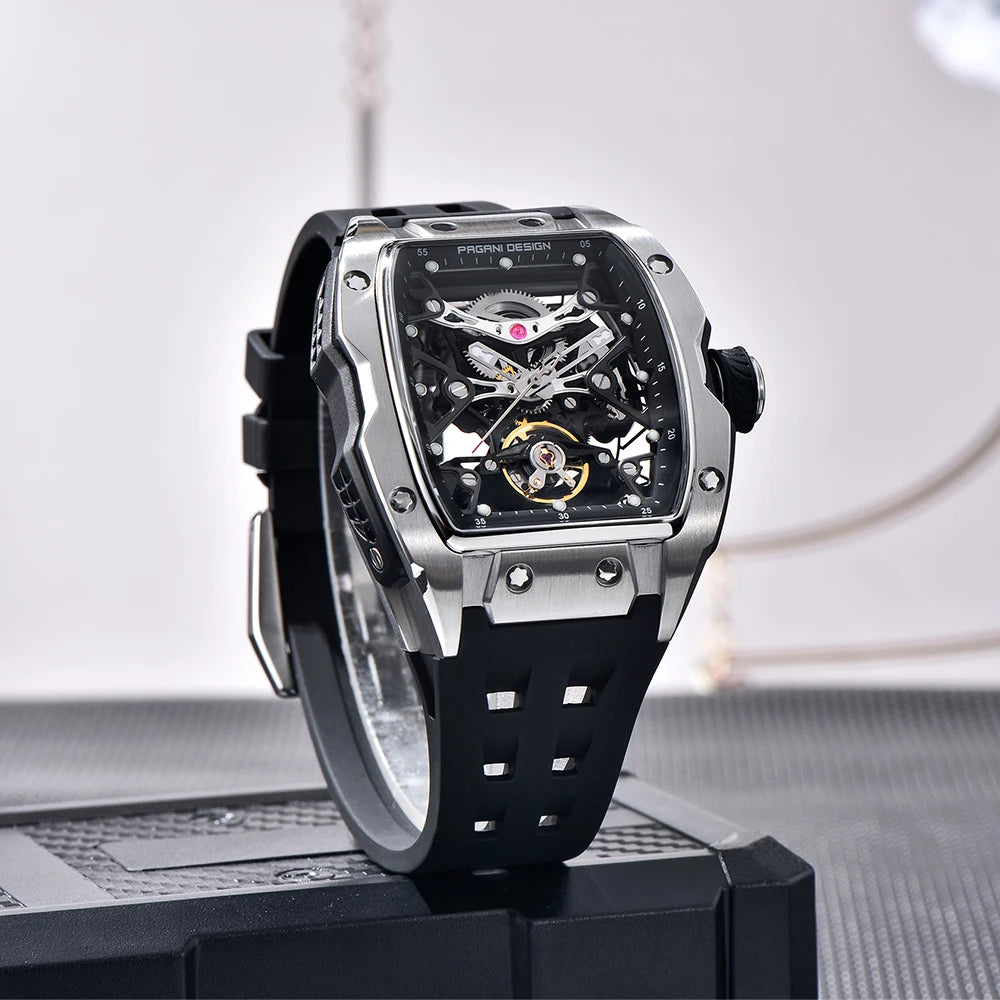 2024 Pagani Design new men's watch 50 meter waterproof stainless steel case luminous dial fashionable men's mechanical watch