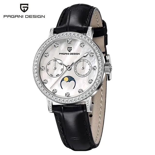Women Watch PAGANI DESIGN Classic Luxury Leather Quartz Watches Sapphire Glass Sports Waterproof Wristwatch 33mm Watch for Women