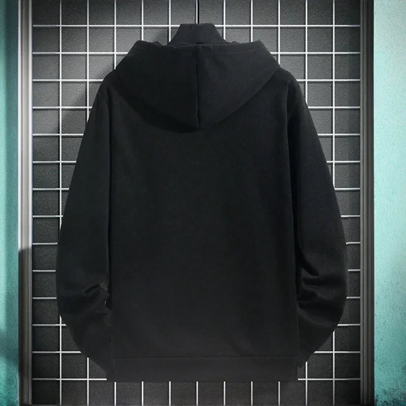 2025 Coolest Mens Hoodie Urban Streetwear Fashion Hip Hop Hooded Sweatshirt Autumn Winter Male Trendy Casual Hoody Men's Clothes