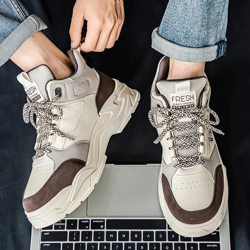 Outdoor leisure sports shoes, stylish and versatile shoes, wear-resistant and non-slip sole.
