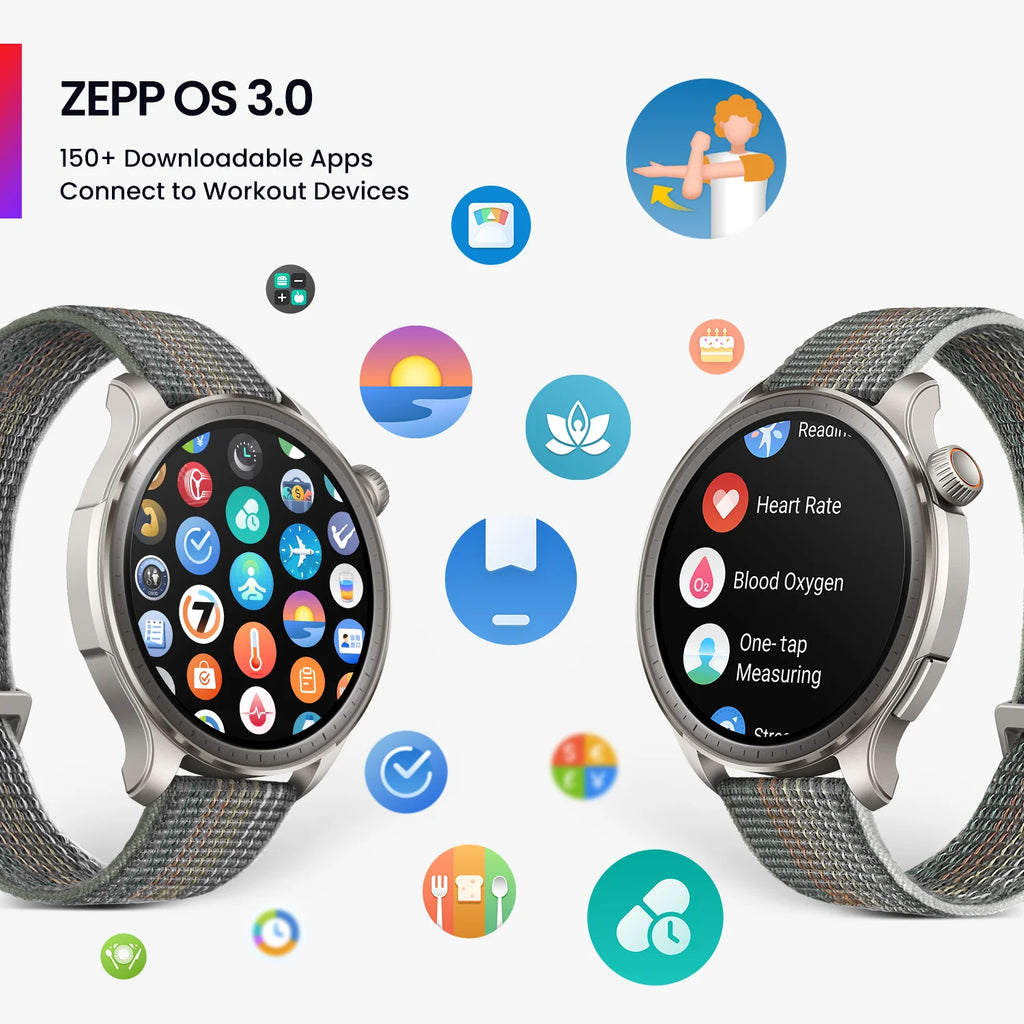[Refurbished] Amazfit Balance 46mm Smart Watch 150+Sports Modes 14-Day Battery Dual-Band GPS SmartWatch For Android IOS Phone