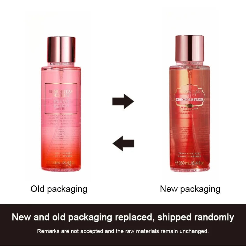 Body Spray Flower Fruit Lasting Perfume 250ml