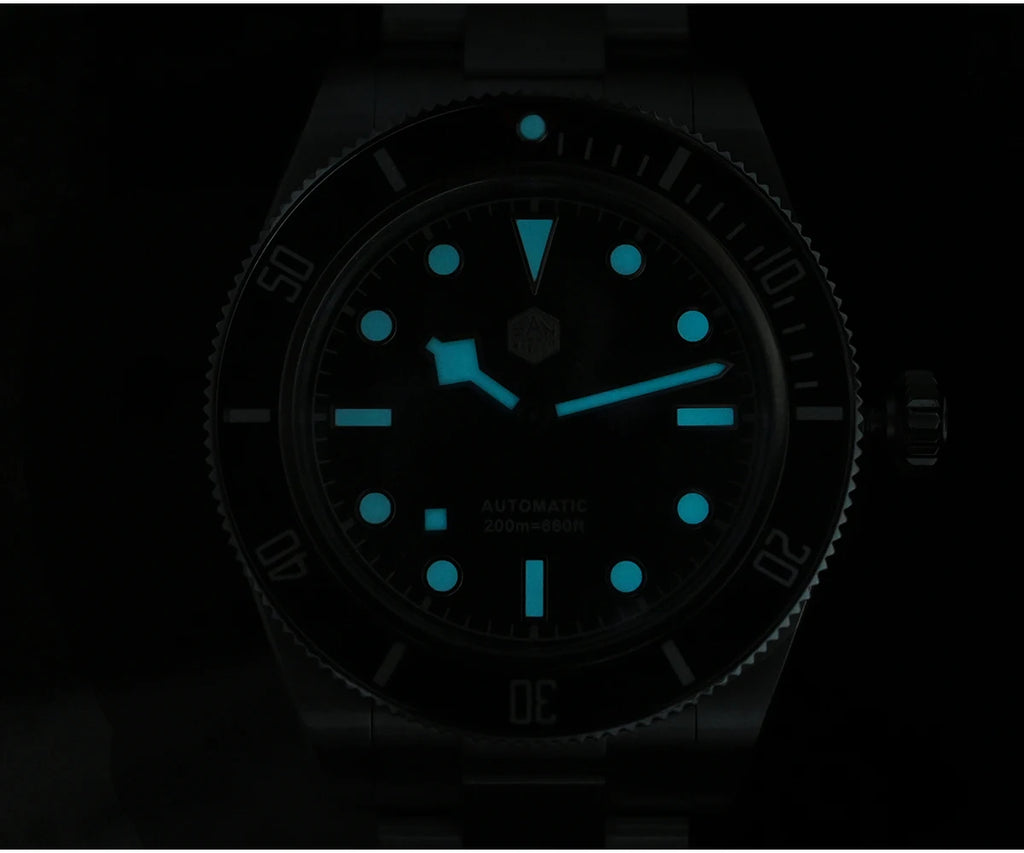 San Martin New 40mm BB58 Retro Luxury Diver Watch NH35 Automatic Mechanical Watches For Men Sapphire Luminous 20Bar Reloj SN0008