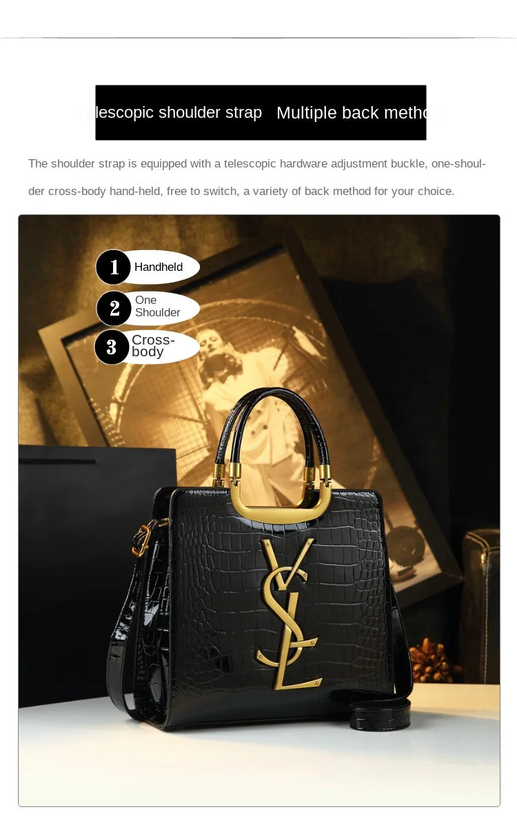 High-grade light luxury handbag