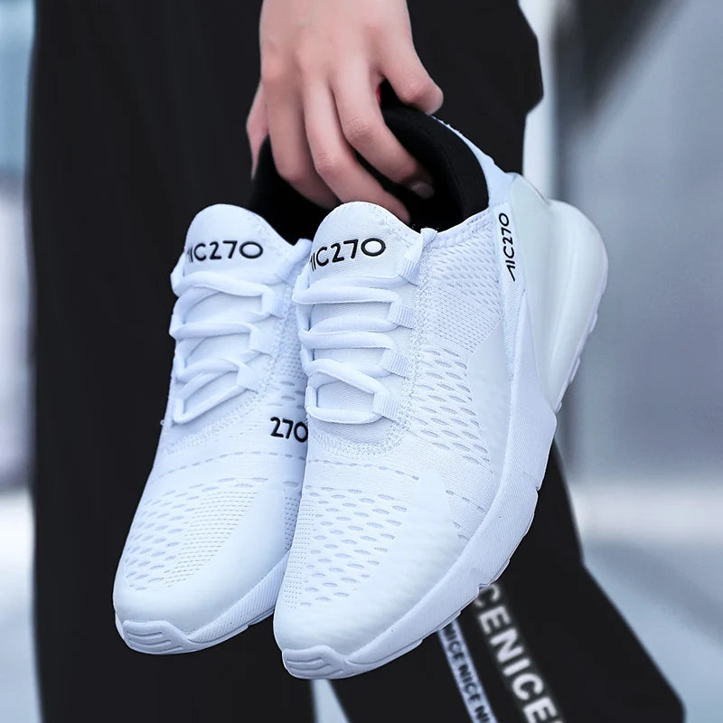 Shoes Men's 2025 Spring New Lightweight Non-slip Fashion Trend All-match Casual Soft Bottom Shock Absorption Running Sports