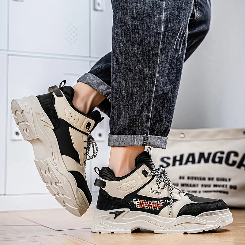 Outdoor leisure sports shoes, stylish and versatile shoes, wear-resistant and non-slip sole.