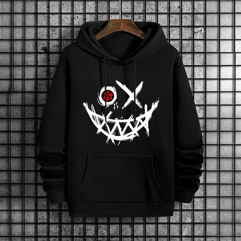 2025 Coolest Mens Hoodie Urban Streetwear Fashion Hip Hop Hooded Sweatshirt Autumn Winter Male Trendy Casual Hoody Men's Clothes