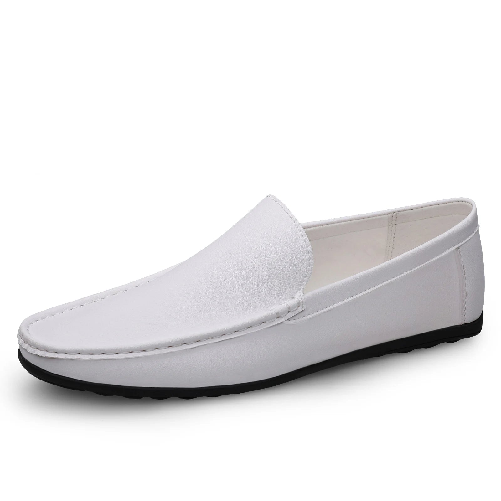 Man Casual Shoes Leather Slip On Super Lightweight Male Shoes