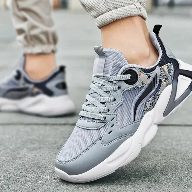 Lightweight Sports Shoes, Professional Marathon Basketball, Tennis, Color-blocked, Fashionable and Versatile Men's Sports Shoes