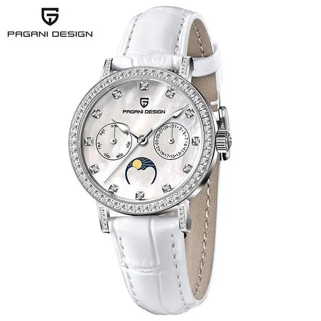 Women Watch PAGANI DESIGN Classic Luxury Leather Quartz Watches Sapphire Glass Sports Waterproof Wristwatch 33mm Watch for Women