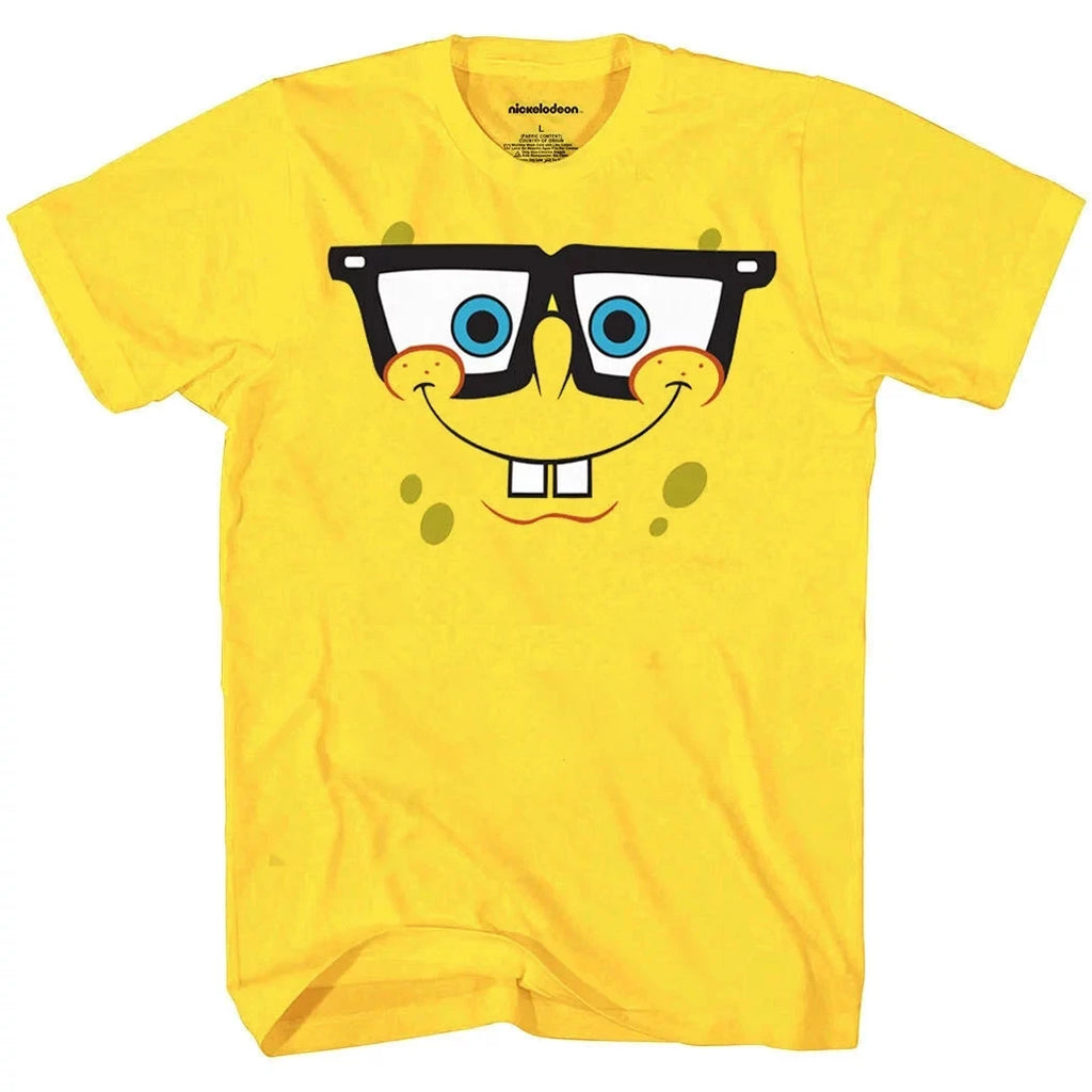 SpongeBob Series 2024 Summer Boys and Girls New 3D Printed Round Neck T-shirt Gifts for children